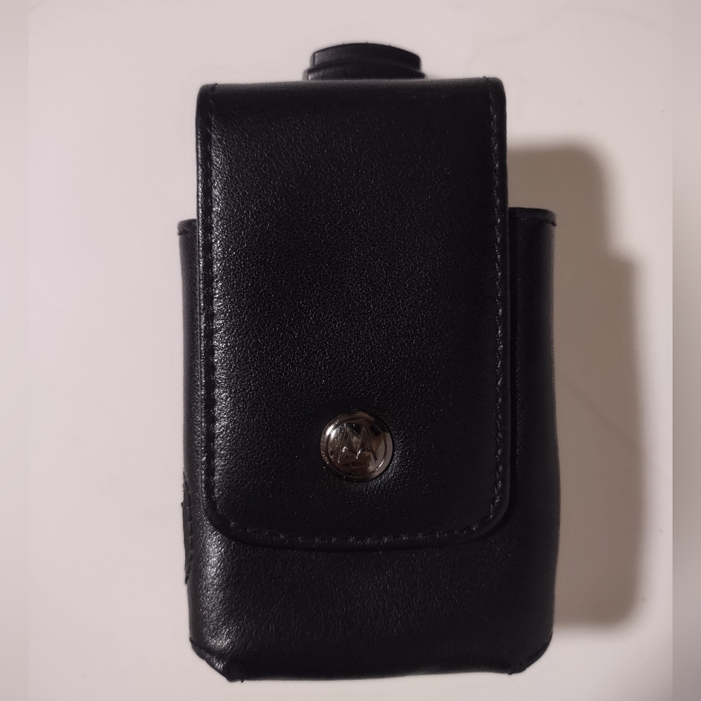 Original Motorola V3 Black Leather Flip Case Mobile Phone Case